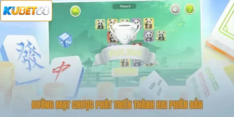 Đường mạt chược phát triển thành hai phiên bản