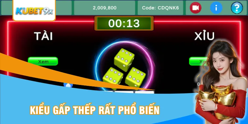 Kiểu gấp thếp rất phổ biến 